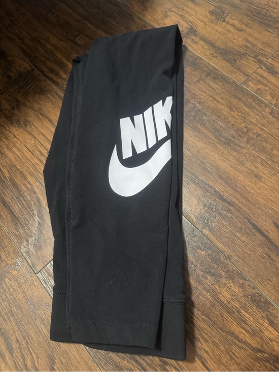 Nike Pants - Nike Black Leggings with White Swoosh